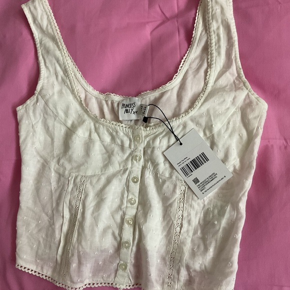 Princess Polly Cream Button-Up Blouse🩷🩷 - Picture 3 of 4